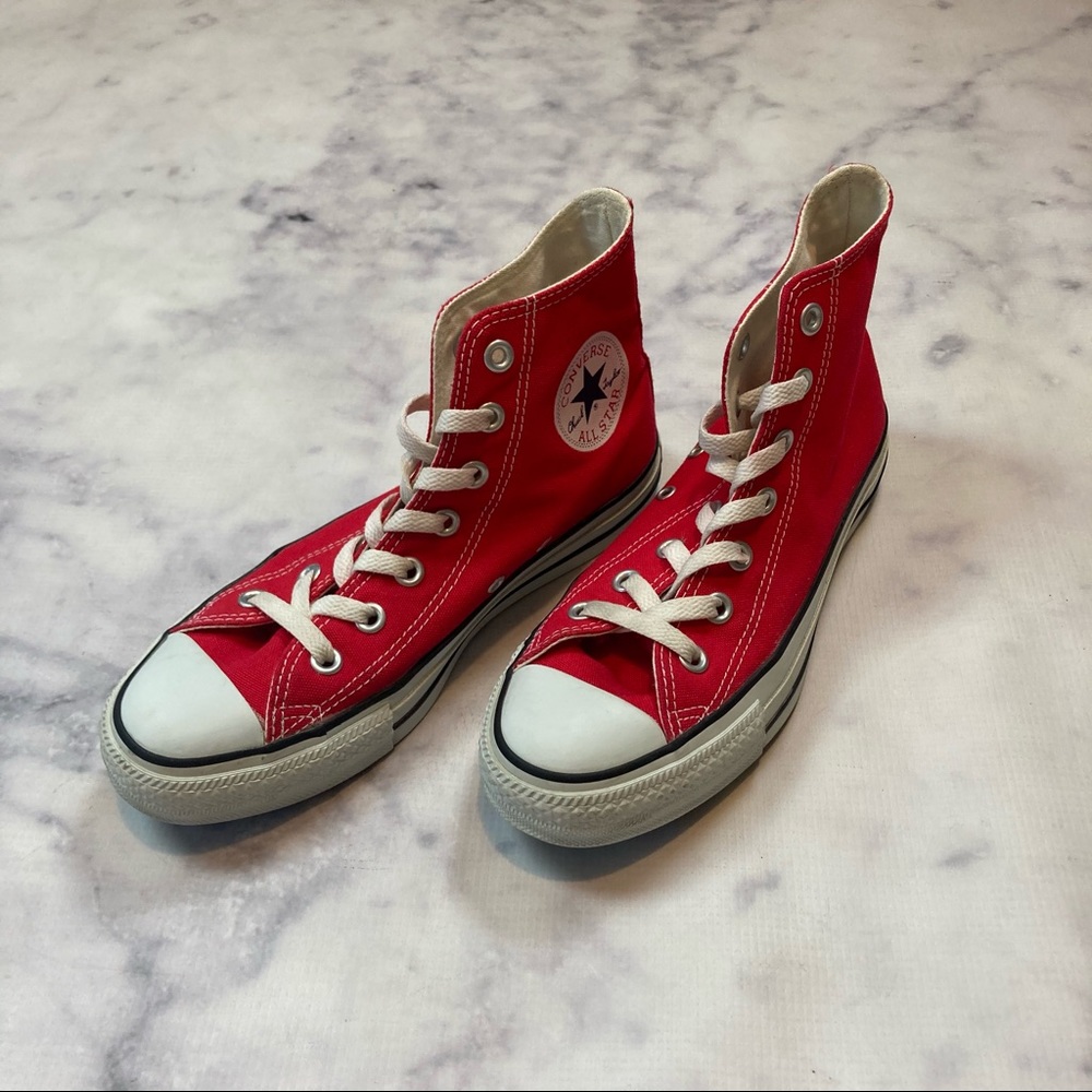 converse red high tops